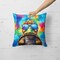 Edge Collections - 18" X 18" - Multicolor - NEW Hippie Animal Tortoise Turtle - 1 Piece